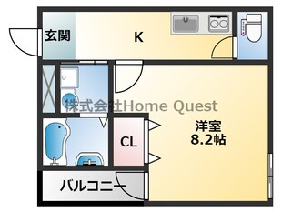 フジパレス平野郷Ⅲ番館の物件間取画像